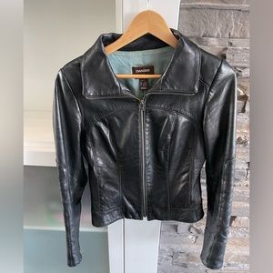 Danier leather black jacket
